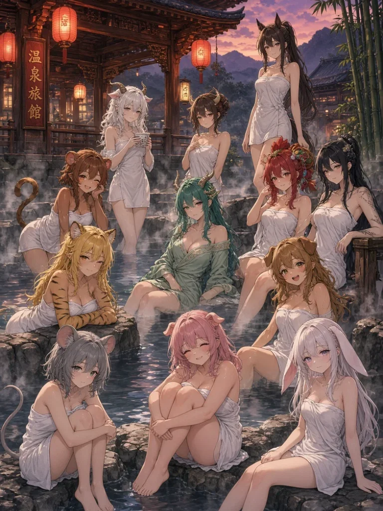 十二生肖的春色旅馆 封面